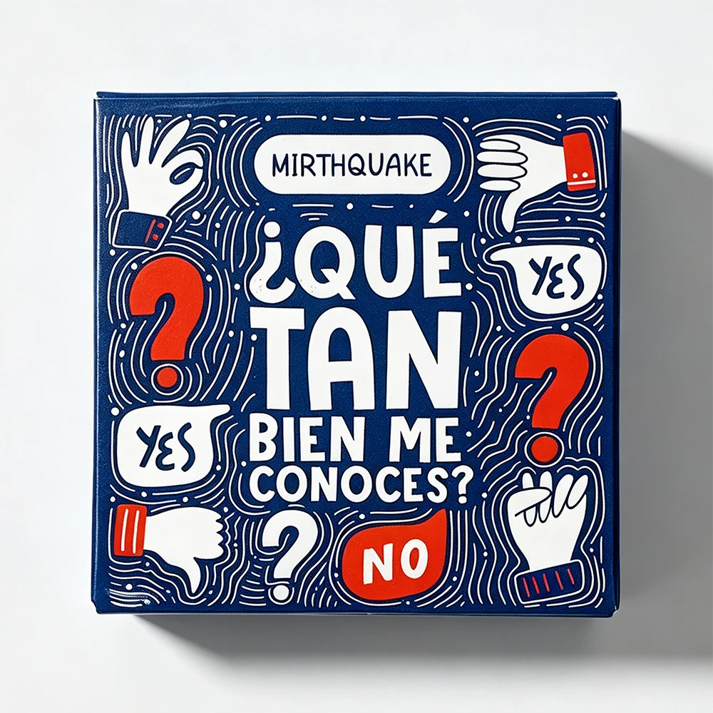 Board Game Question - 스페인 미니 게임 카드-나를 잘 아시나요?