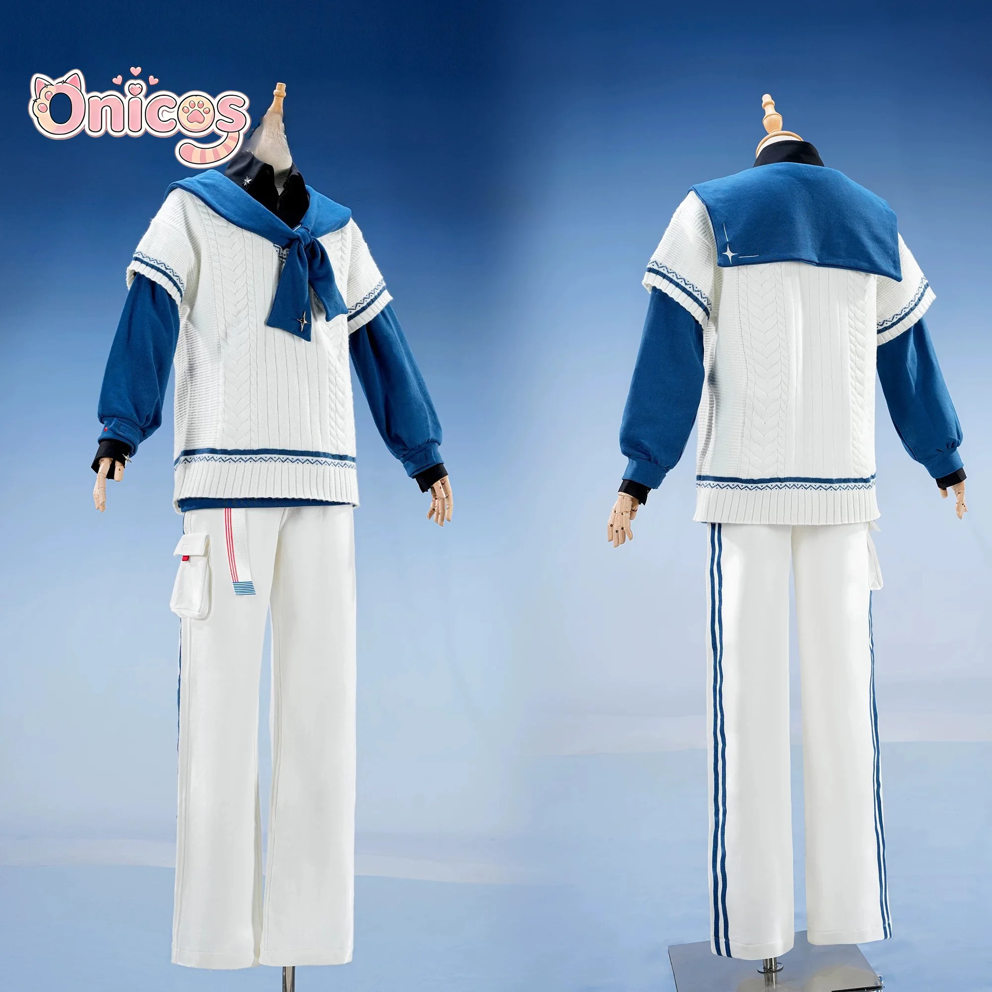 Anaxa Anaxagoras Honkai: Star Rail Cosplay Costume Daily Casual Outfi Halloween Carnival Party Onicos