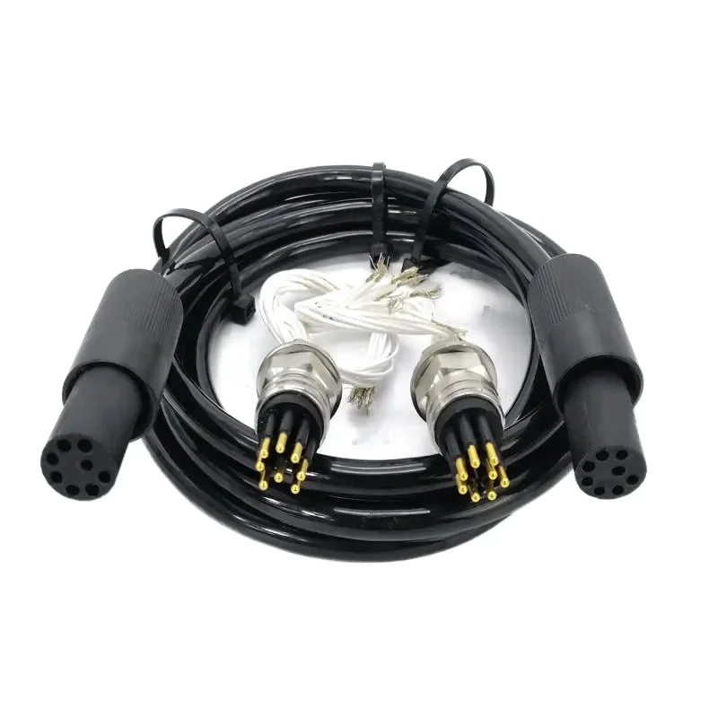 Subconn Connector IP69K Wet Cable Waterproof Plug Marine Double Male Female Subsea Birns Cable Pin Contacts Power Applications