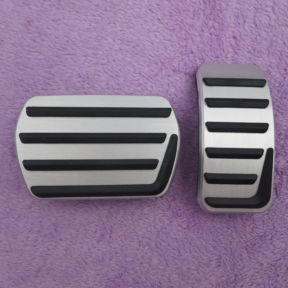 Aluminium Alloy Accelerator Gas Brake Pedal For Volvo S40 V40 C30 AT Non Slip Plate Pads Styling Car Accessories