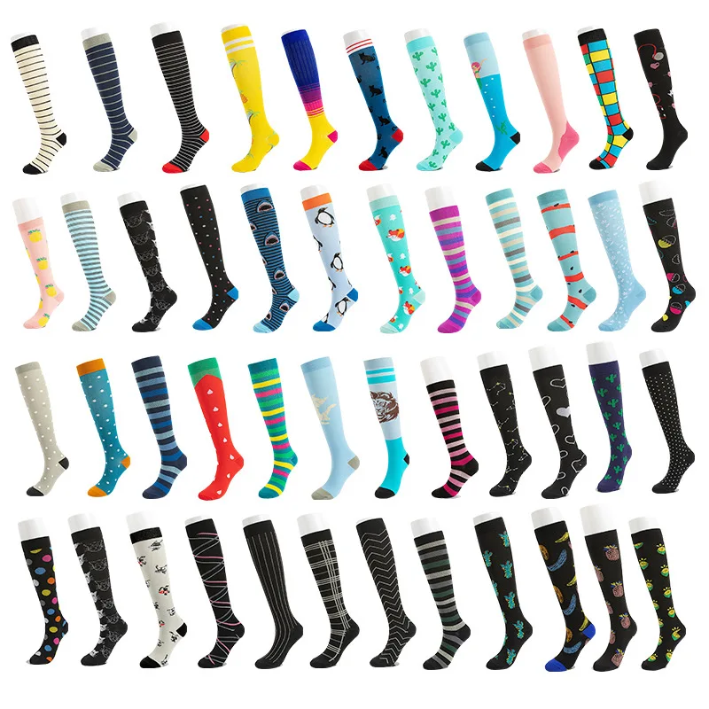 Compression Socks Nurse Varicose Veins Diabetic Women's Stockings Cycling Elastic Socks Basketball Man Sport Sock Wholesale