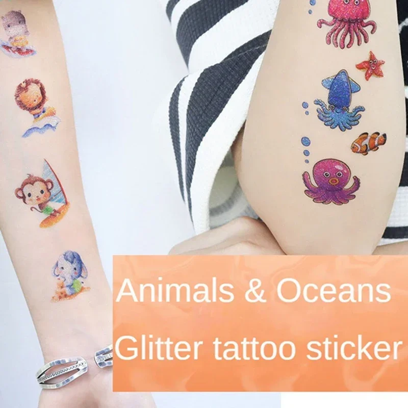 Waterdichte tattoo sticker Levensechte blijvende cartoon Anti-kras Niet gemakkelijk af te vallen Transpiratie Cartoon tattoo stickers