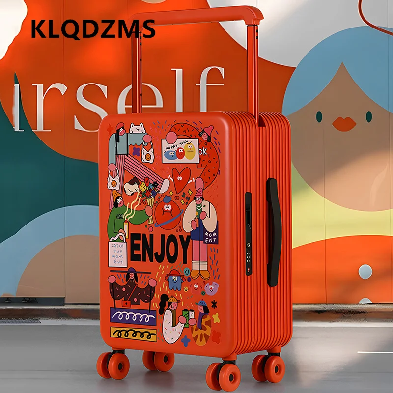 KLQDZMS Koffer auf Rädern, 20-Zoll-Boarding-Koffer, 24 Zoll ABS + PC-Trolley, 26 Zoll große Kapazität, Reisetasche auf Rädern, Kabinengepäck