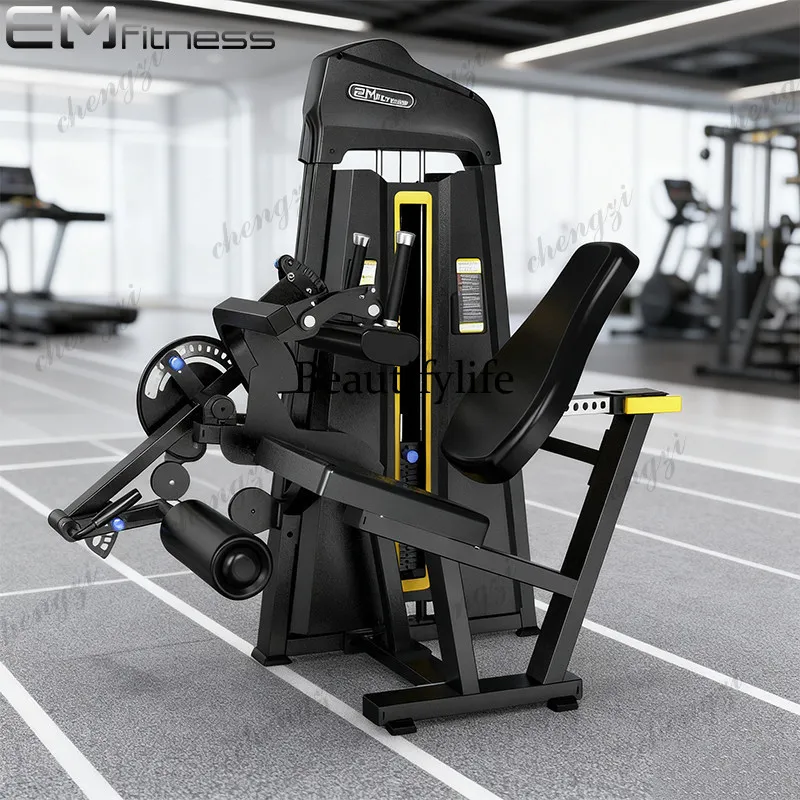 Seated leg flexion and extension multi-functional prone shaping exercise leg muscle comprehensive trainer