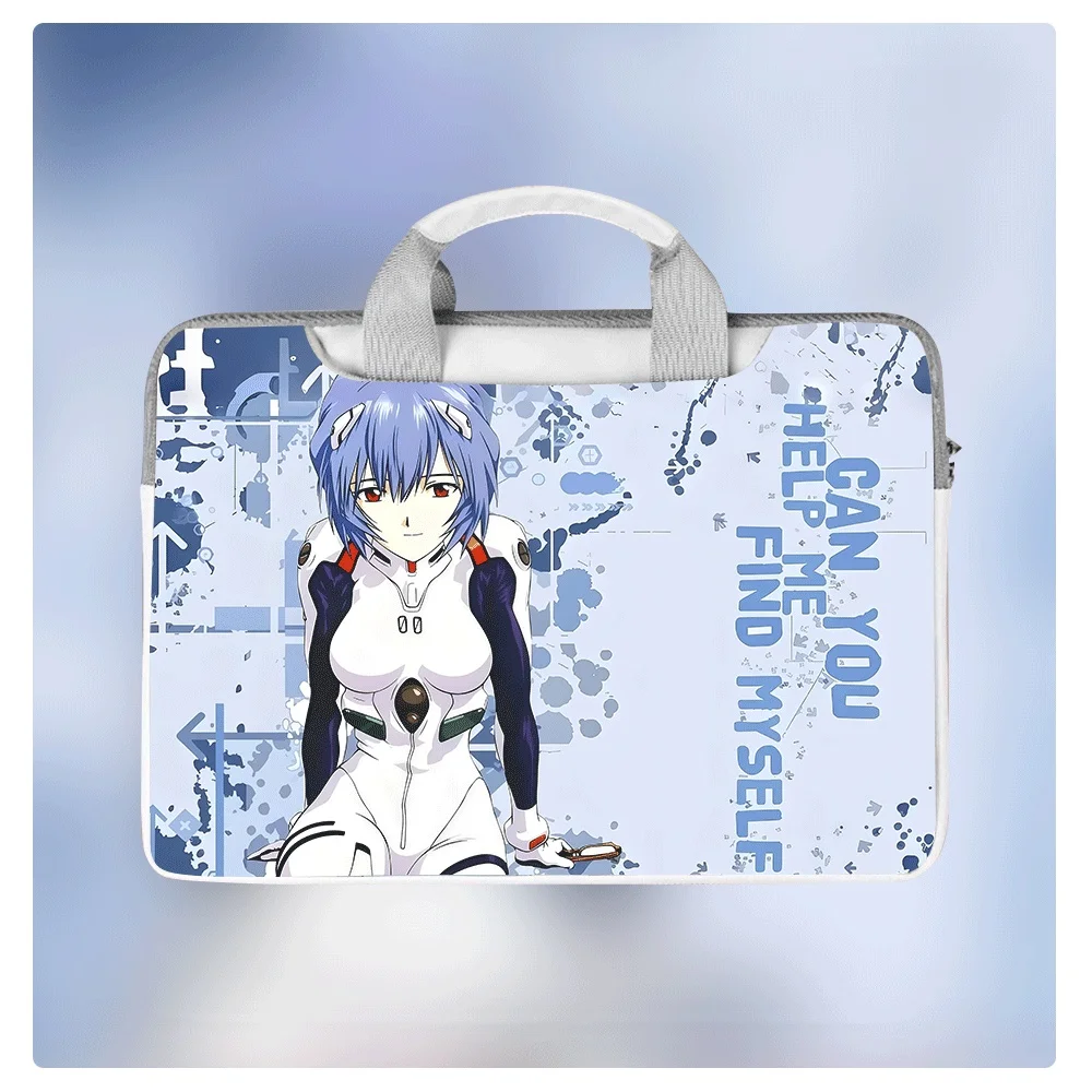 

Сумка-портфель для ноутбука с изображением персонажей аниме EVA, 13, 14.6, 15 дюймов, водонепроницаемая, ударопрочная, с большим объемом для хранения, подарок