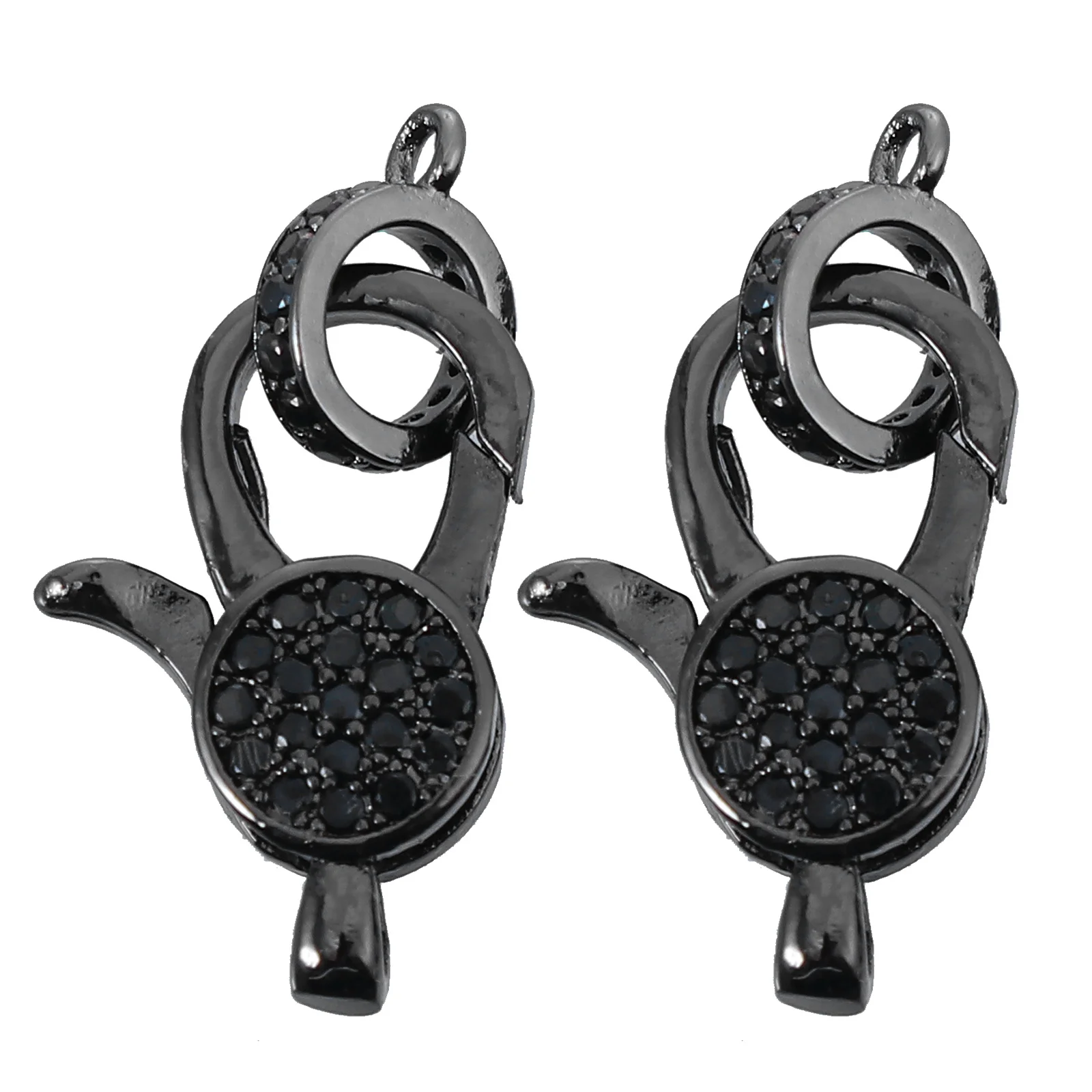 2Pcs Lobster Claw Clasp Alloy Lightweight Connectors for DIY Bracelet Necklace Jewelry Accessories Lobster Claw Clasp