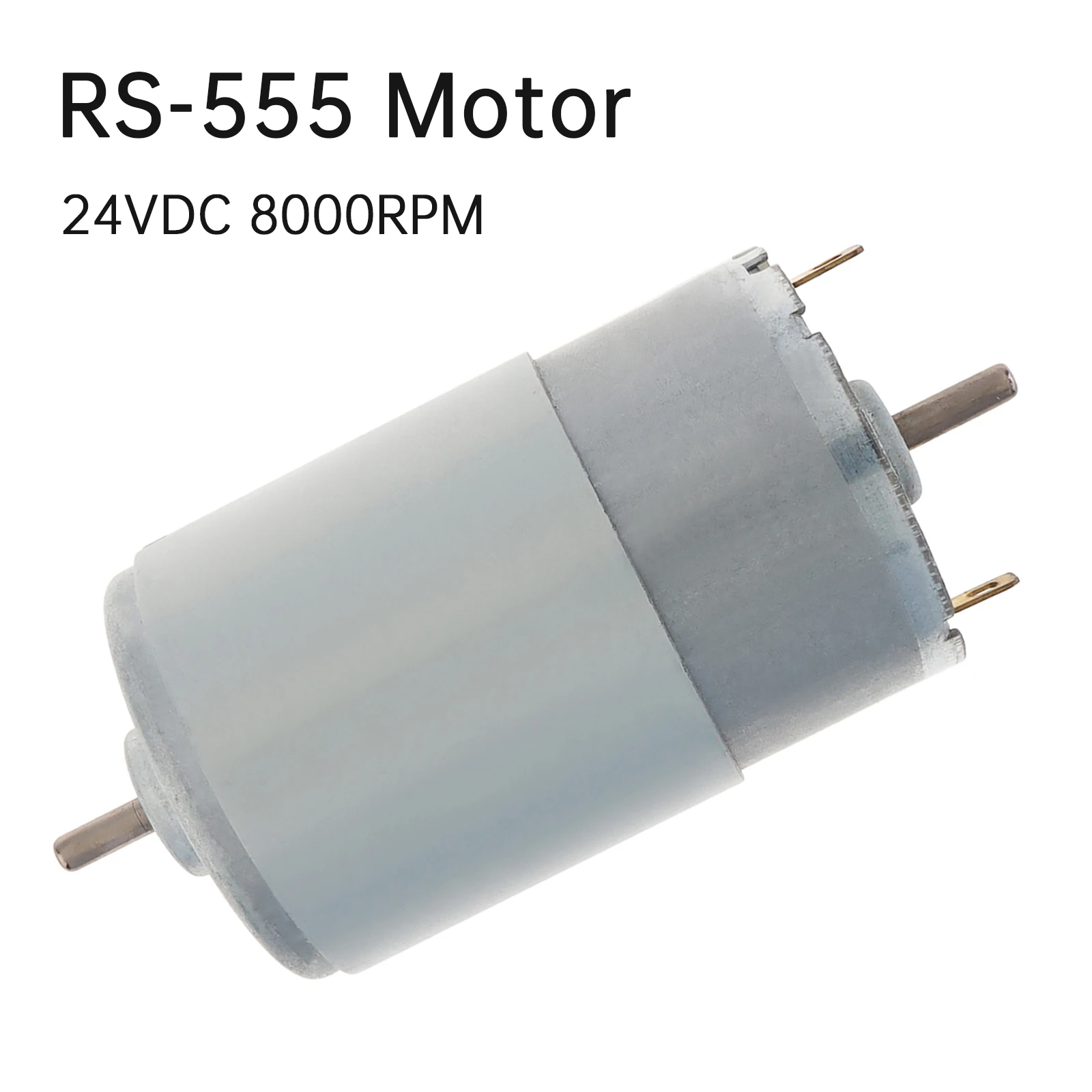 

RS-555 DC Motor Double Output Shaft 24V 8000RPM Micro Electric Motor Tools for Bobbin Winder /Sewing Machine / Electric Tools