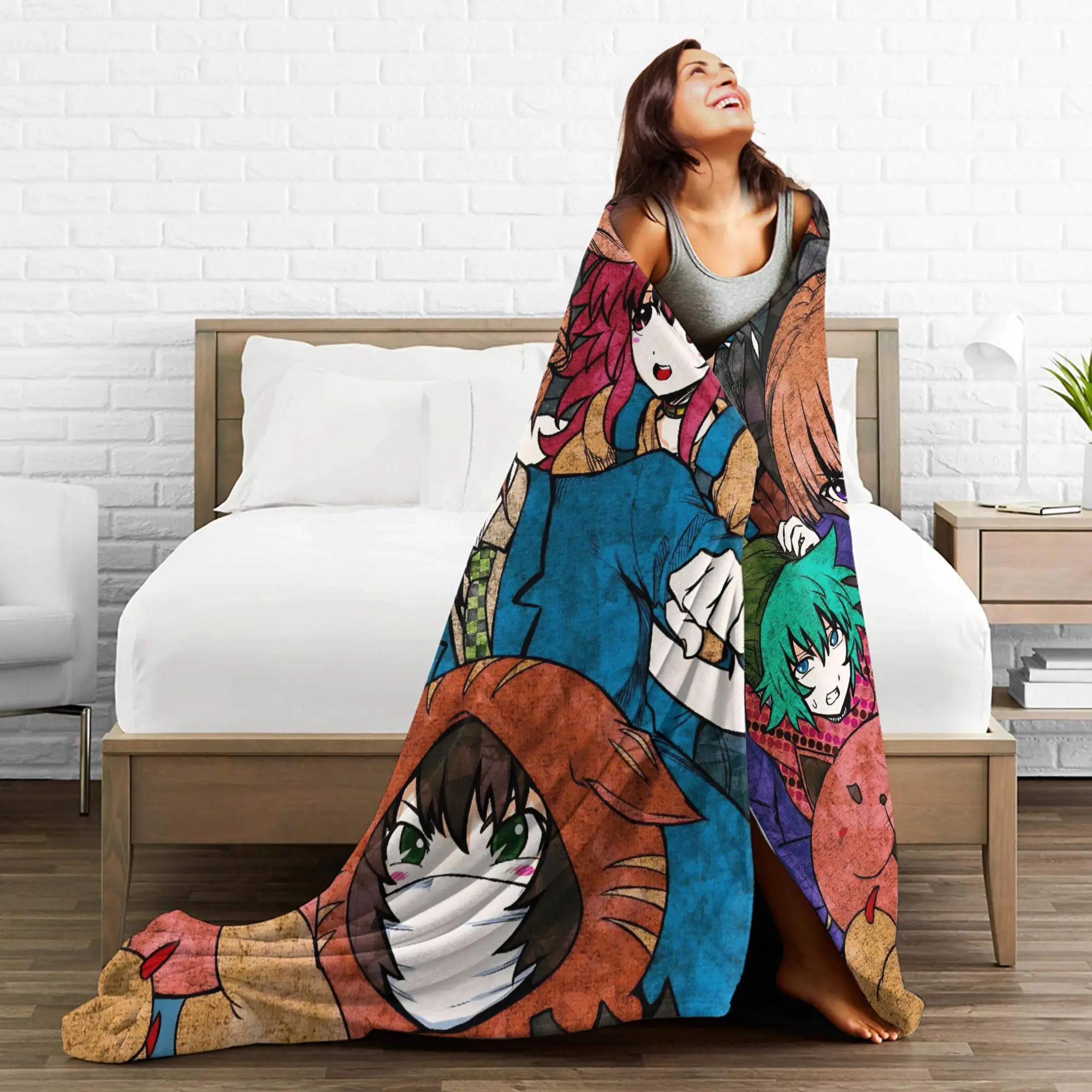 شين سو Idk سارة بطانية دافئة دورك للموت لعبة السفر أفخم الفراش يلقي الأريكة كرسي الفانيلا المفرش أريكة غطاء سرير