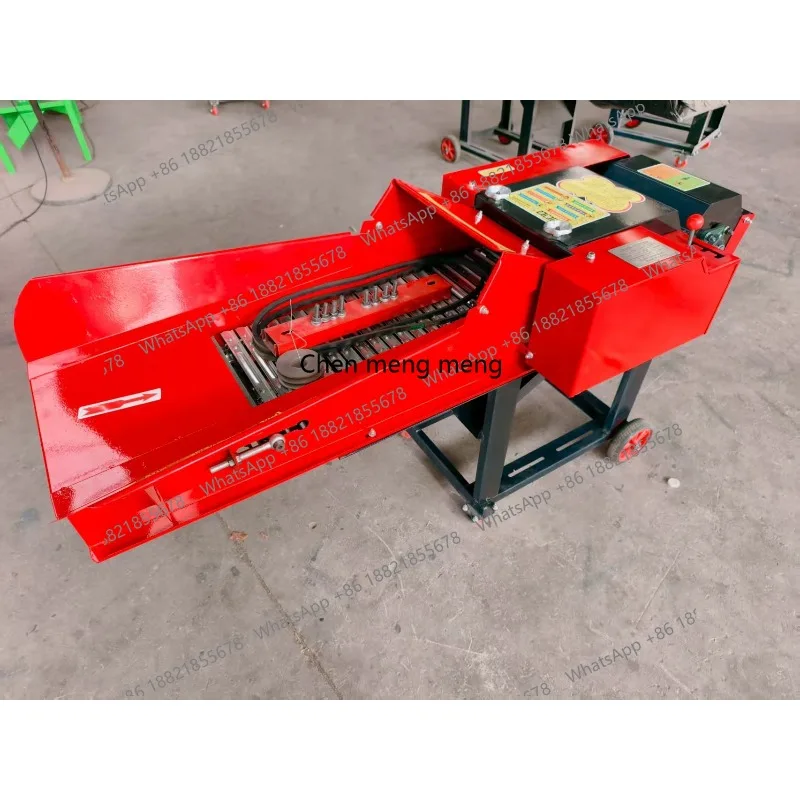 

Agricultural Straw Chopper And Shredder Machinery For Pigs Chickens And Ducks Energy-saving Small-scale Farm Cutter