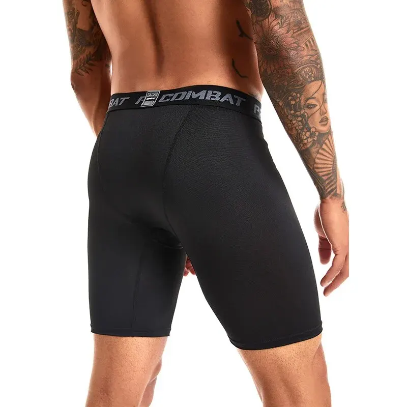 2024 Summer Men's New Sports Quick Dry Breathable Compression Tight Bottoms Basketball Fitness Running Training Casual Shorts