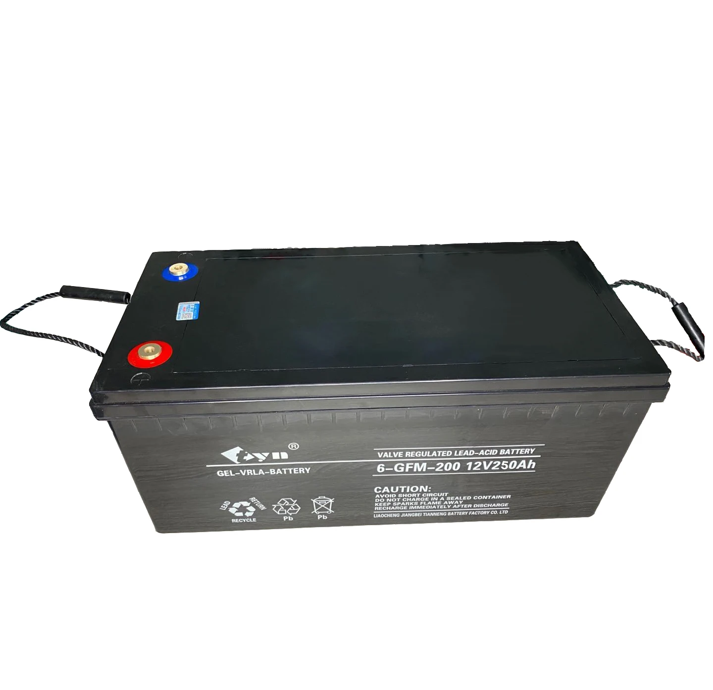 Free Maintenance 12v 100ah/150ah/200ah 250ah Battery Rechargeable Deep Cycle 12v 250ah Inverter Gel Battery For Solar System