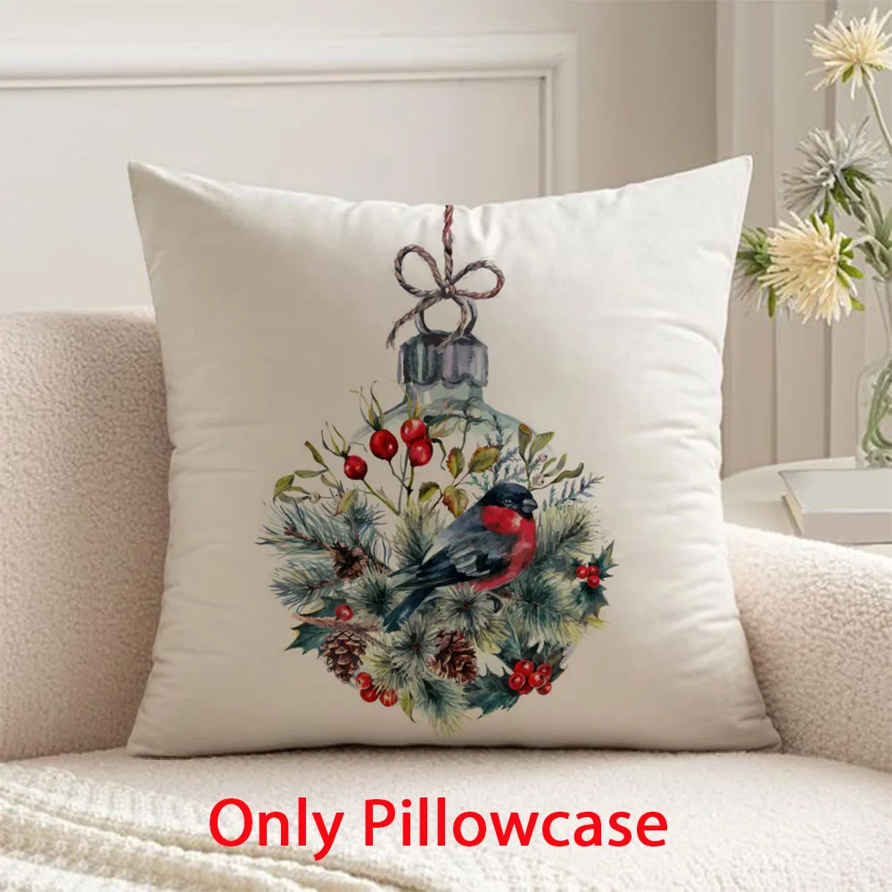 

Christmas Pillow cover fall decorative 45x45 cushions cover for pillow case winter decorative cushions