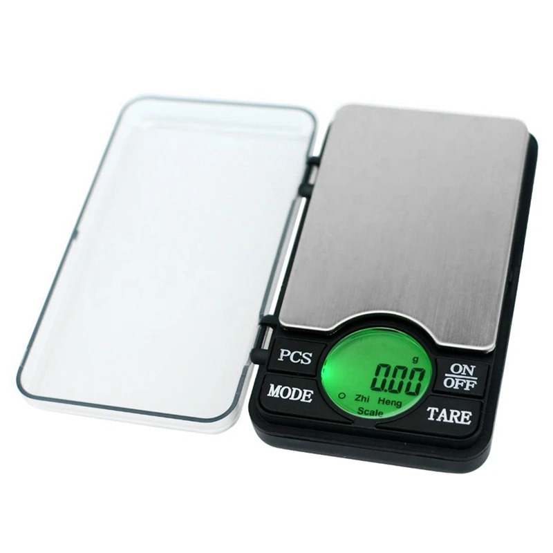 HOT SALE 2X Precision 600G/0.01G Digital Pocket Scale Mini Jewelry Electronic 0.01 Gram Powder Coin Balance Weighing Lcd Back-Li