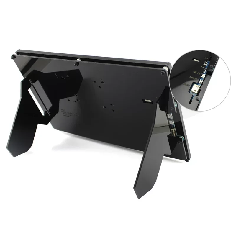 Imagem -04 - Monitor Portátil 10.1 Ips Touchscreen 1280*800 Cor Pontos Capacitivo Touch Screen dc 5v Hdmi-compatível para Raspberry pi