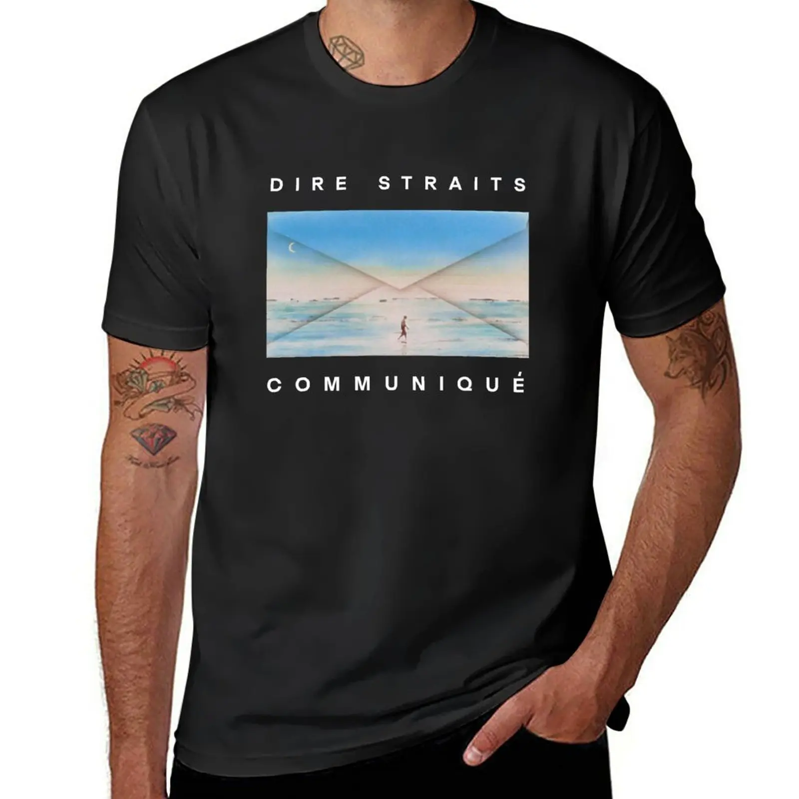 New Dire Straits Communiqué T-Shirt customized t shirts custom t shirts graphic t shirt Men's clothing