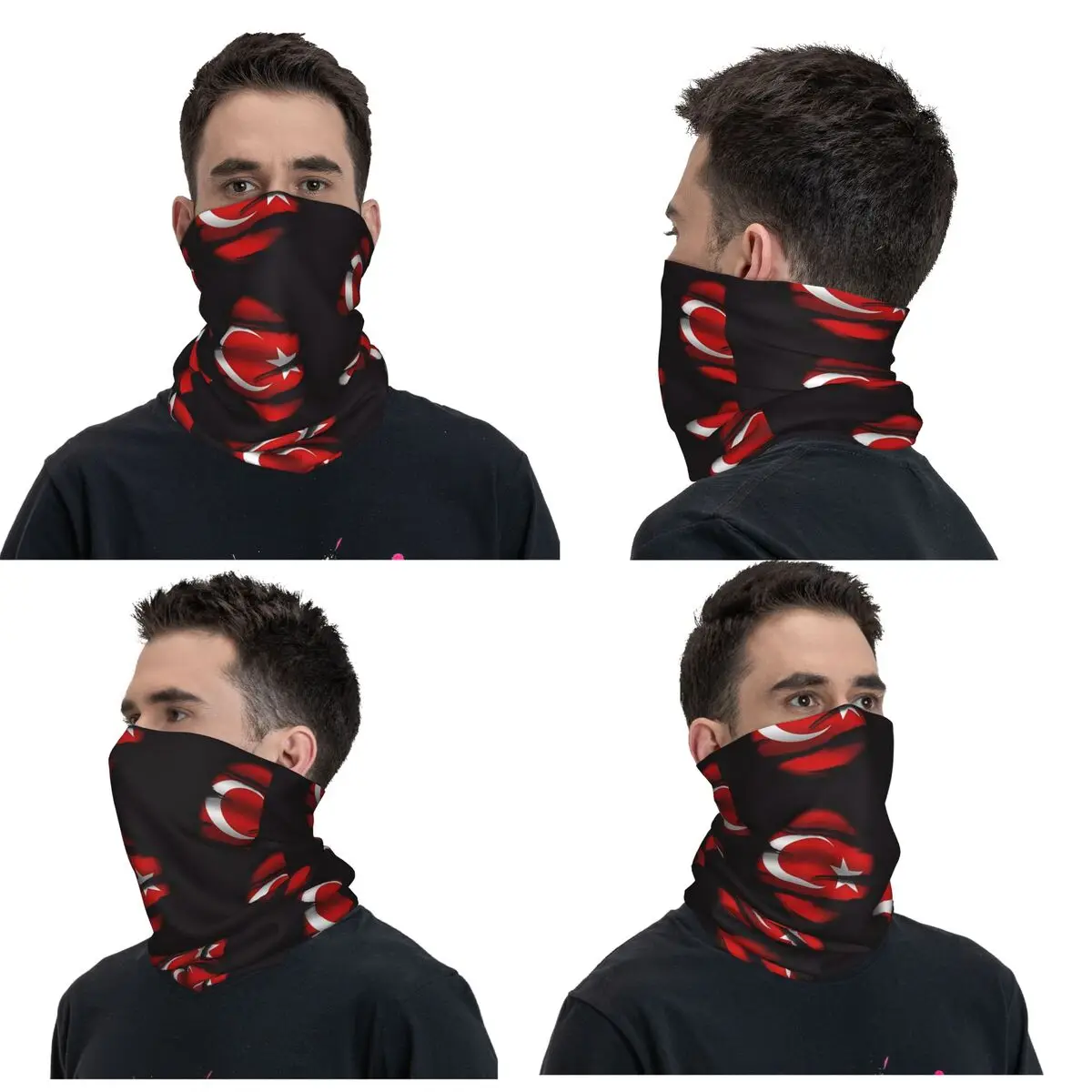 

Бандана с флагом Турции, гетры с принтом, шарф, универсальный велосипедный шарф, спорт на открытом воздухе для мужчин, женщин, взрослых