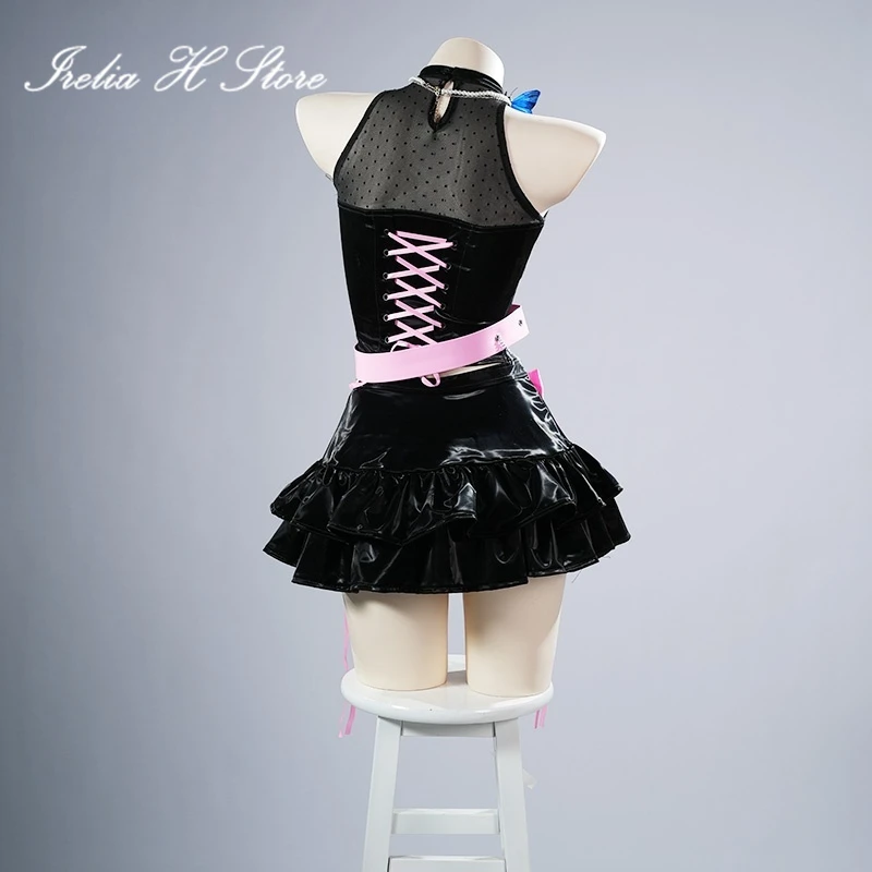이렐리아 H 애니메이션 발로란트 클로브 코스프레 의상 클로브 밴드 드레스 여성 할로윈 의상