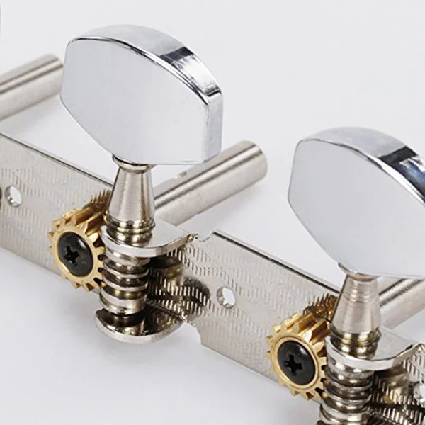 

2Pcs Classic Guitar Tuners Zinc Alloy Heavy Duty Machine Heads Easy Install Replacement Parts Classic Guitar Machine Heads