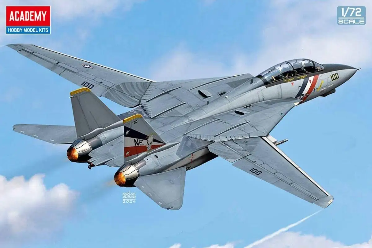 Academy AC12590  1/72 Scale F-14D Super Tomcat `VF-2 Bounty Hunters` Model Kit