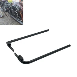 Gloss Black Saddlebag Support Brackets Mount For Harley Touring Electra Street Glide Road King CVO 1997-2008