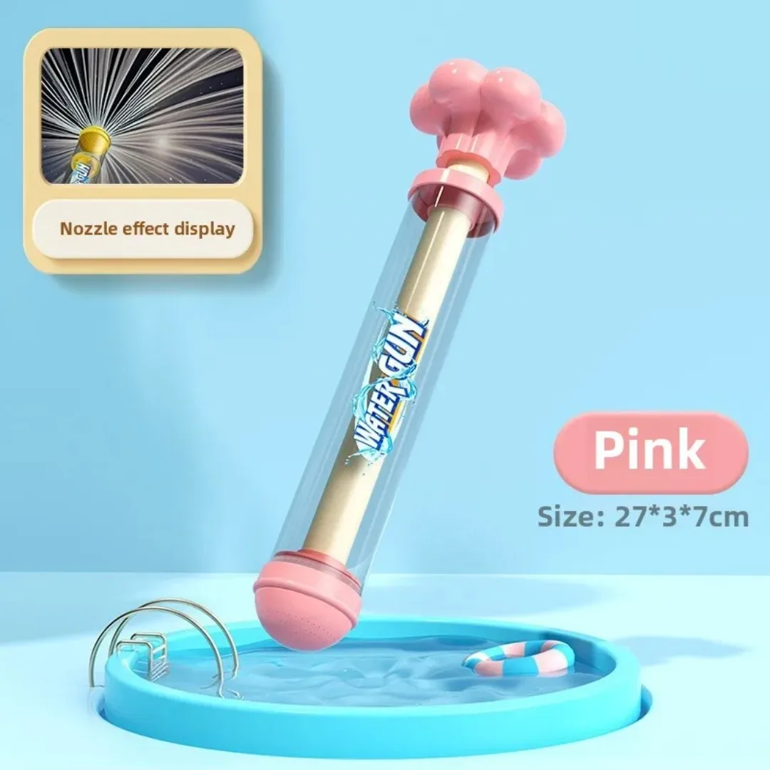 1pc spray de água diversão ao ar livre puxar-back pistola de água brinquedos ao ar livre jogo de respingo para piscina gramado atividades crianças verão spray de água brinquedos