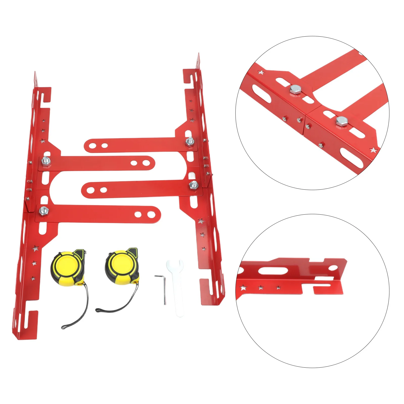 Automotive Toe Alignment Tool Kit /Heavy /Duty /Metal Wheel Calibration Gauge For Jeep Truck SUV Home DIY Car Repair Maintenance view 3