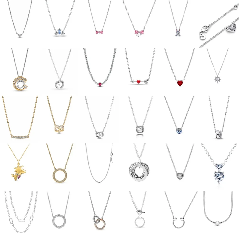 

Новинка 2025, серебро 925, красное сердцевидное, розовая бабочка, ожерелье с пирсингом стрелы, подходящее для европейских женщин, изысканные ювелирные изделия, подарки