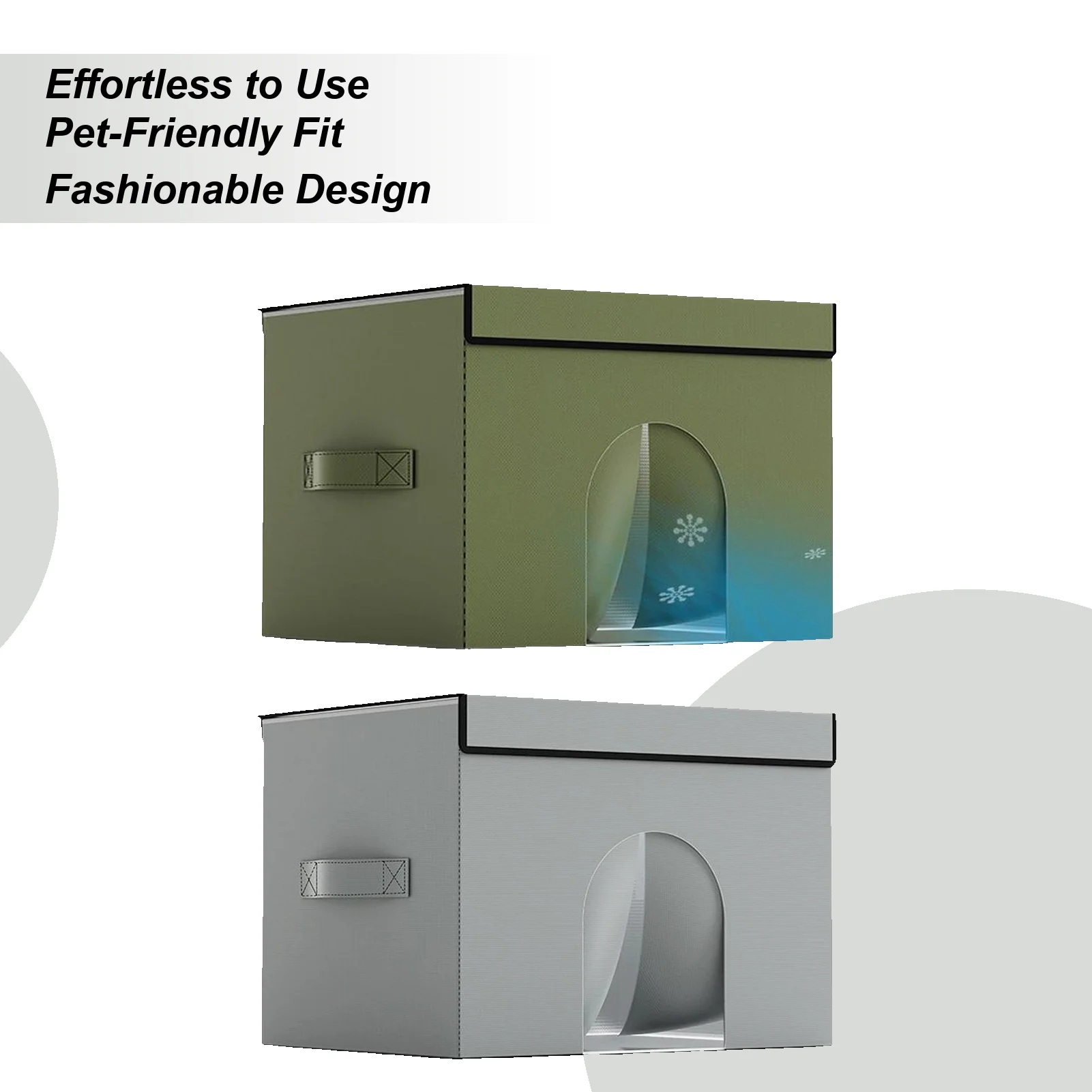 

Indoor Cat House Portable Cat Ice House Cold Sleeping Enclosure Pet Supply For Travel Indoor Bedroom Outdoor Balcony Car Patio