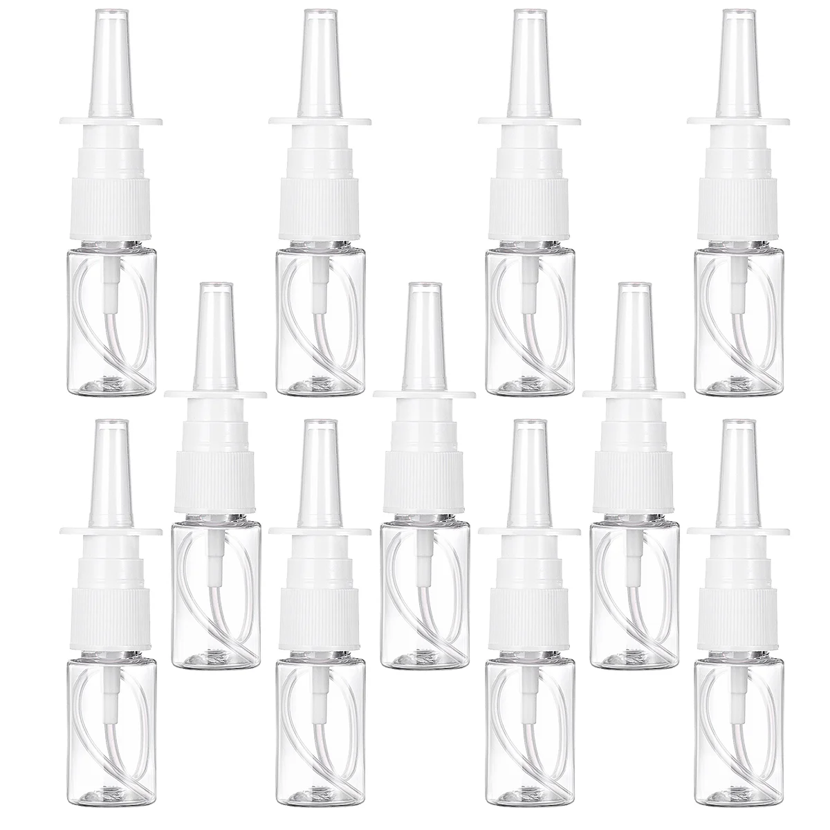 Pulvérisateur nasal portable, 10ml, 10 pièces, conteneur de pulvérisation directe