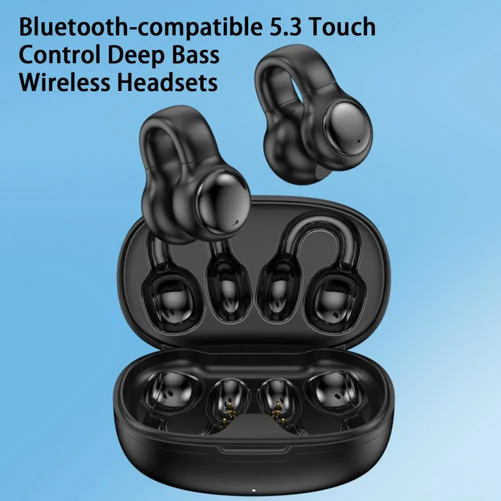 

1 Set Practical Stereo Surround 20HZ-20KHZ Bluetooth-compatible 5.3 Touch Control Deep Bass Wireless Headsets Game Supply