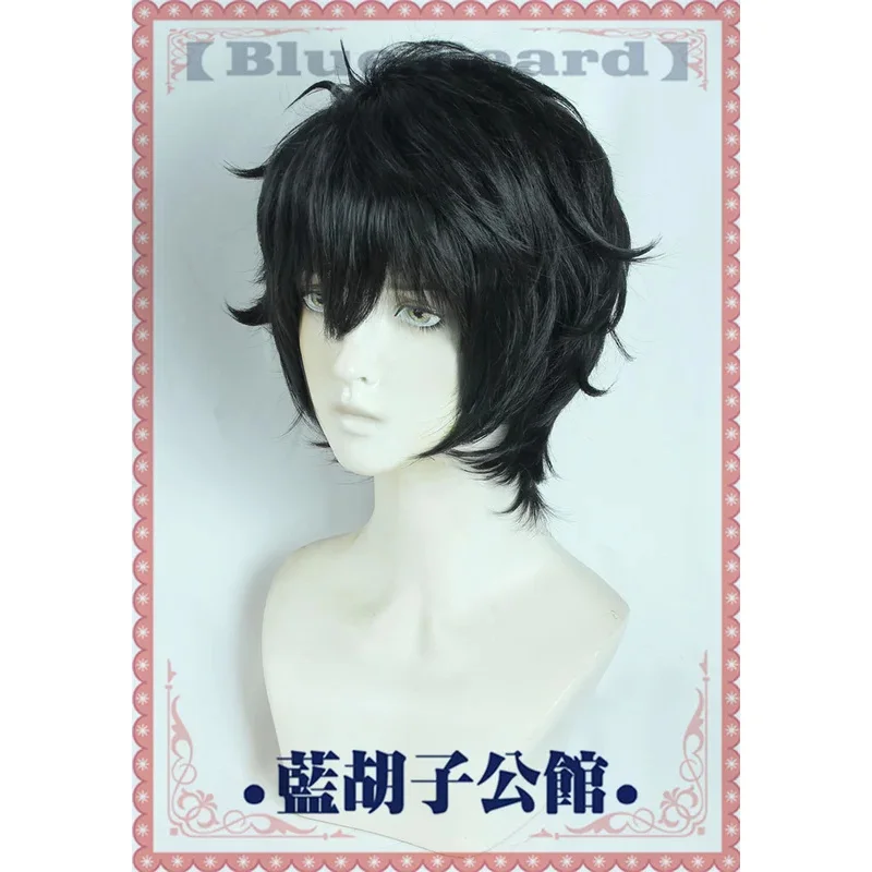 2025 aaa المحقق كونان ماتسودا جينبي شعر مستعار تأثيري أسود قصير مقاومة للحرارة الشعر الاصطناعية هالوين كرنفال لعب الأدوار