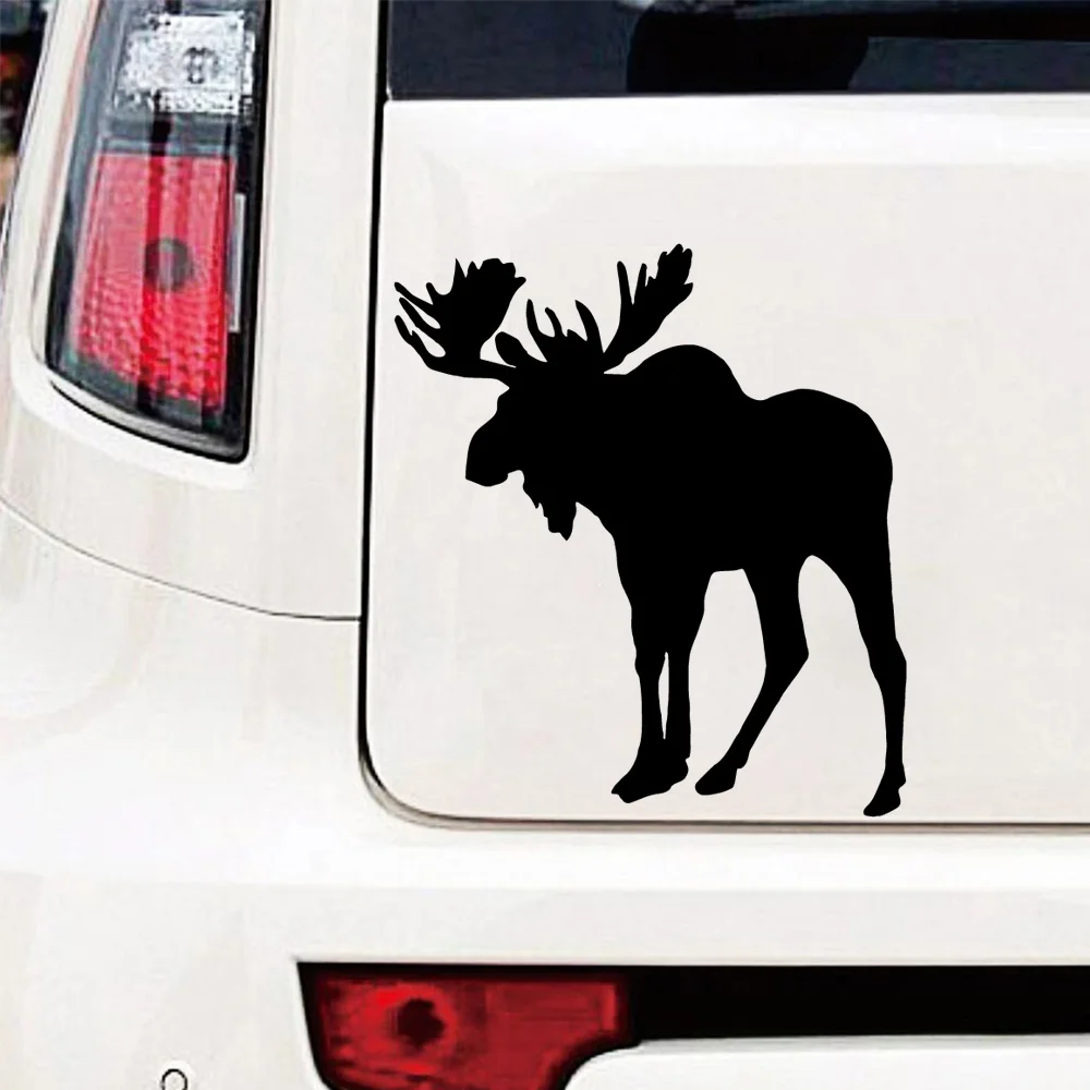 1pc Colorful Deer Car Stickers And Decals For Rear Window Decor Decal Car Window Bumper Cute Waterproof Removable
