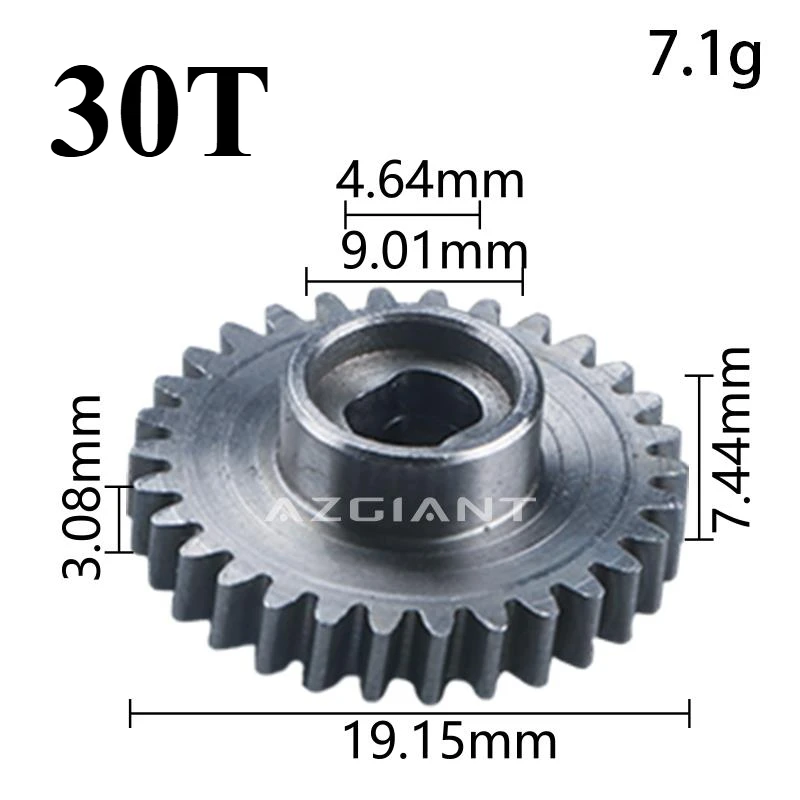 AZGIANT dla Mazda 2 3 6 Axela Atenza MK4 MK5 Automatyczne boczne lusterko wsteczne Składane akcesoria naprawcze silnika Metal Gear Cog 1-10 sztuk