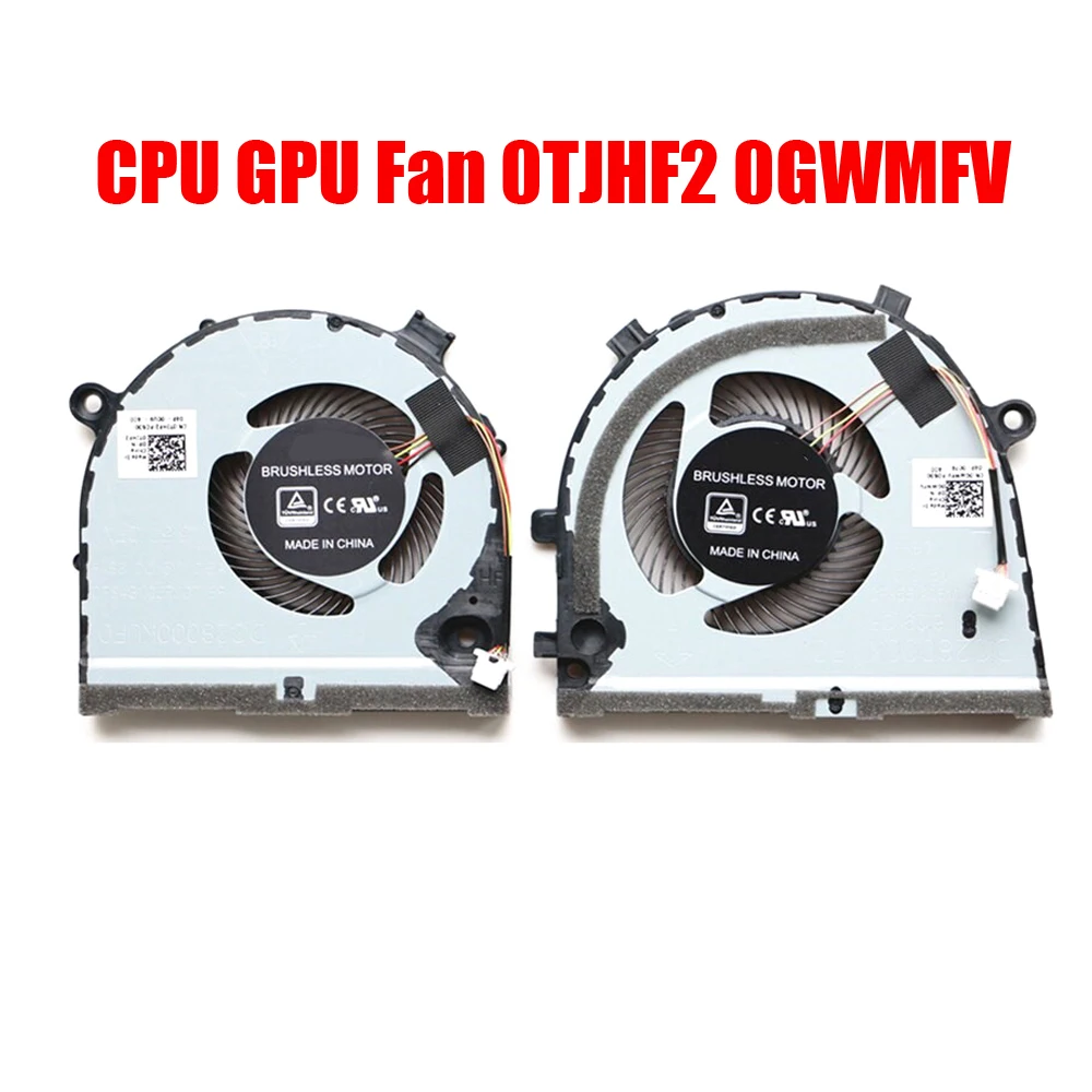 

0TJHF2 0GWMFV Laptop CPU + GPU Fan For DELL G3 3579 3779 TJHF2 DFS481105F20T FKB6 DC28000KUF0 GWMFV DFS551205ML01 FKB7 DC28000KV