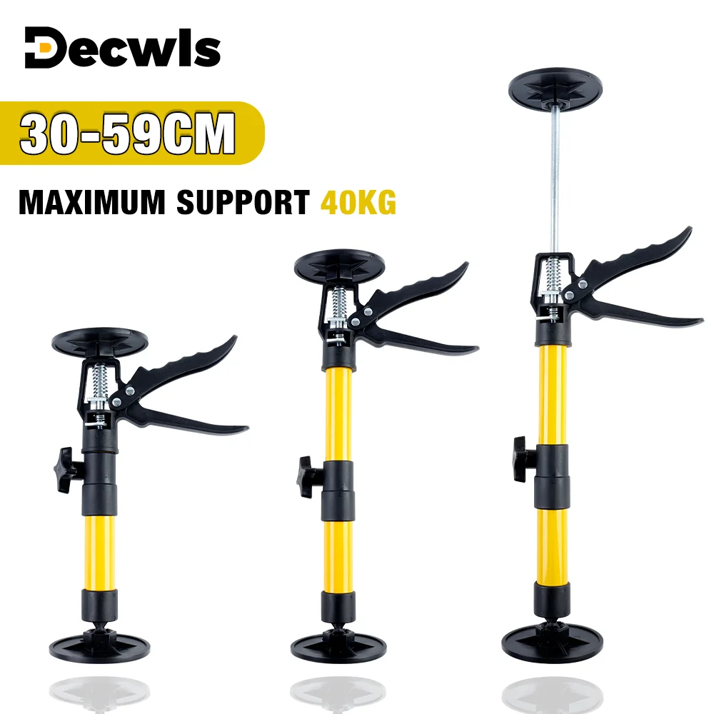 2 Pcs Professional Telescopic Support Rod, Home Adjustable 30-59 cm Cabinet Support Rod, 40 kg Load Capacity, 360° Flat Rotation