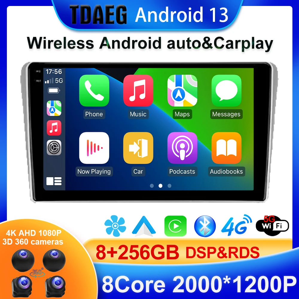 Radio Multimedia con GPS para coche, reproductor de vídeo con Android, No 2 din, dvd, para Mitsubishi Pajero Sport 2 L200 Triton 2008 - 2016