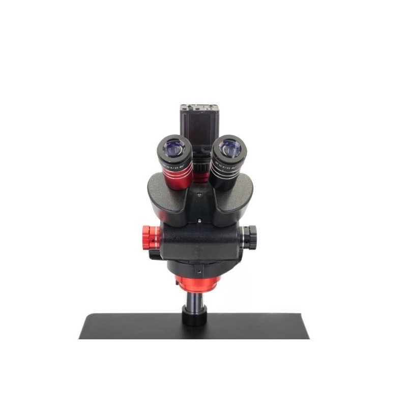 Microscope, trinocular microscope, large base for mobile phone maintenance