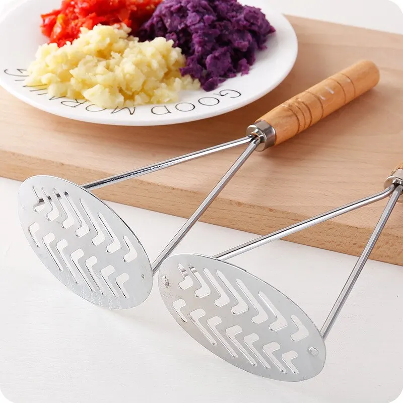 Pressed Potato Masher Pumpkin Fruit Vegetable Pressure Mud Machine Kitchen Children Food Crusher Potatoes Mud Pusher