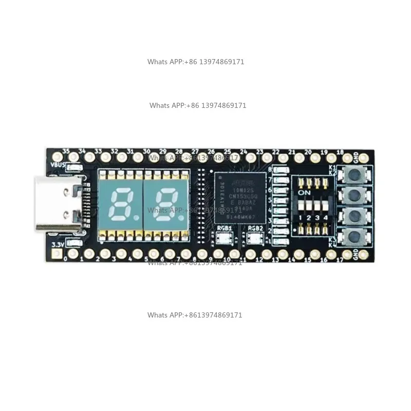 FPGA Development Board MAX10 10M02SCM 10M08SAM with USB Programmer DIP40 Package for Learning and Prototyping