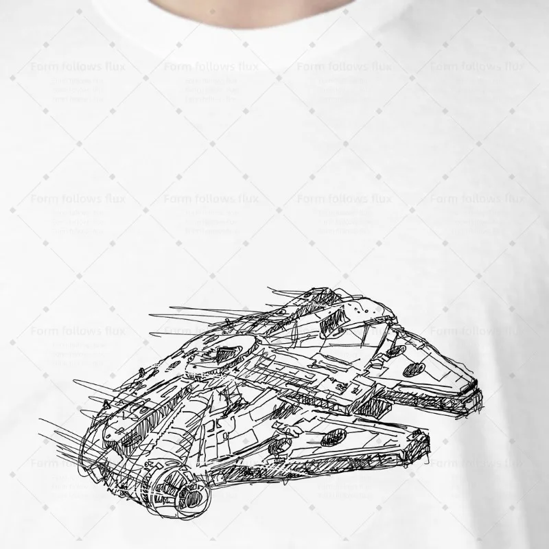 

2026 men T-Shirt Hoodie Millennium Falcon – Galaxy Far Far Away SciFi Spaceships Hand Drawn Comic style Unisex S-6XL Plus Size F