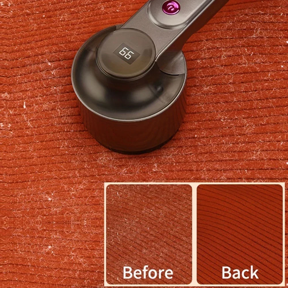 Fabric Shaver For Home Clothing Maintenance Removing Fuzz Balls Lint Fabric Pellets Tools Rechargeable 207x78mm ABS