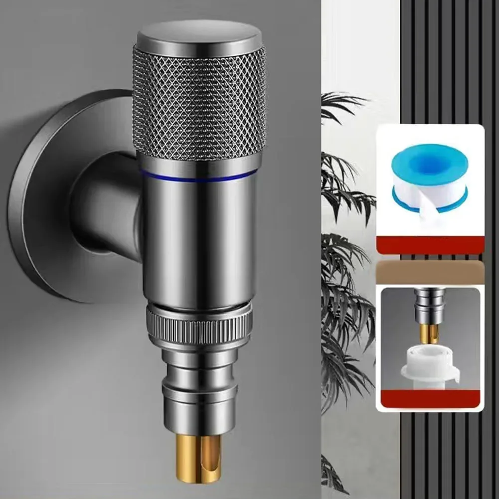 

Indoor Use Outdoor Use Automatic Water Stop Valve Leak-proof Valve Compression Filtering Effect Easy Installation Method