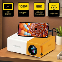 YG300 Mini HD 320x240p Outdoor Projector Home theater LED Videoprojector Projector Portable YG300 LED Smart Projector for Travel