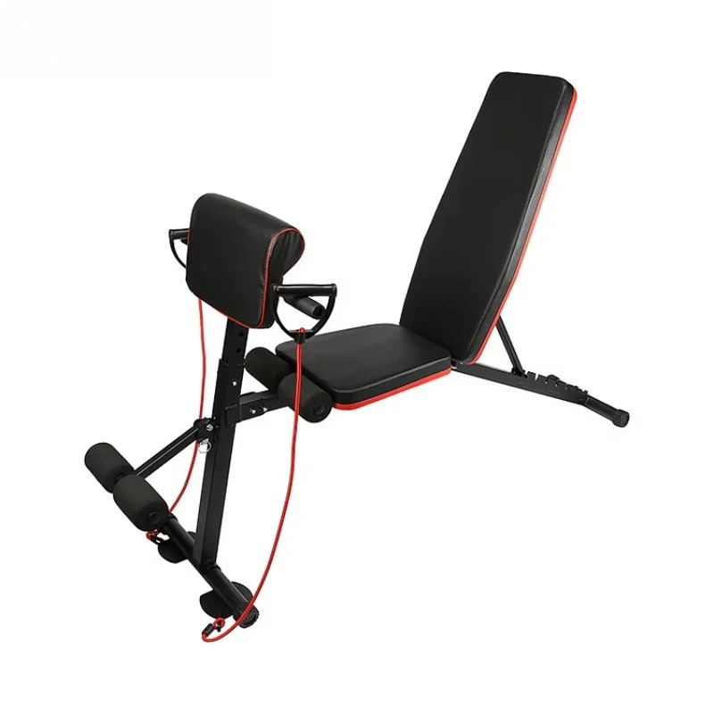 

Home Exercise Gym Fitness Folding Dumbbell Chair Workout Adjustable Weightlifting Flat Sitting Dumbbell Stool