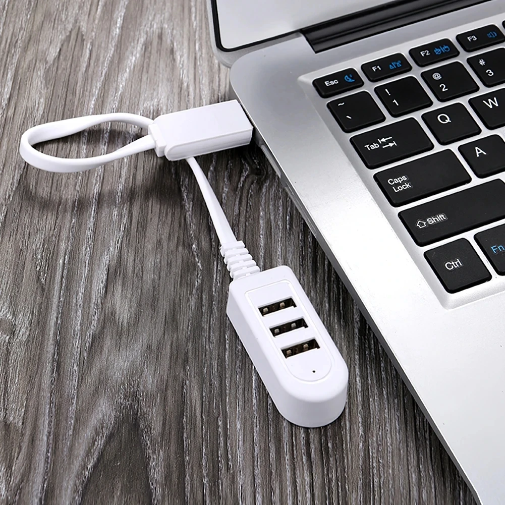 3 Port Multi 2.0 USB HUB Splitter Mini USB Hub High Speed Rotate Splitter Adapter For Laptop Notebook PC Computer Accessories