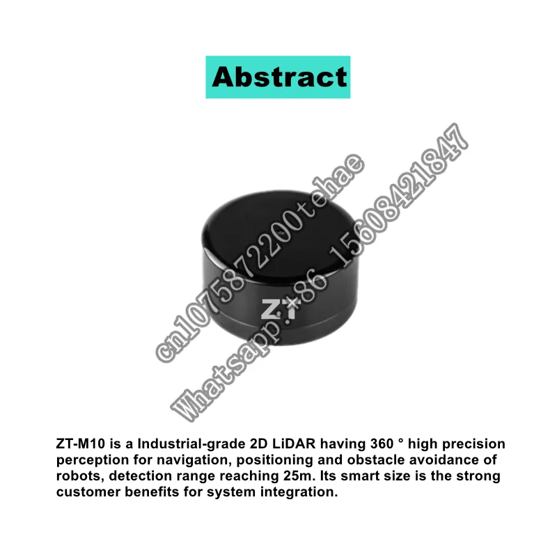 TOF 25m industrial-grade Intelligent activation security warning for High-Risk operations with GPS lidar sensor