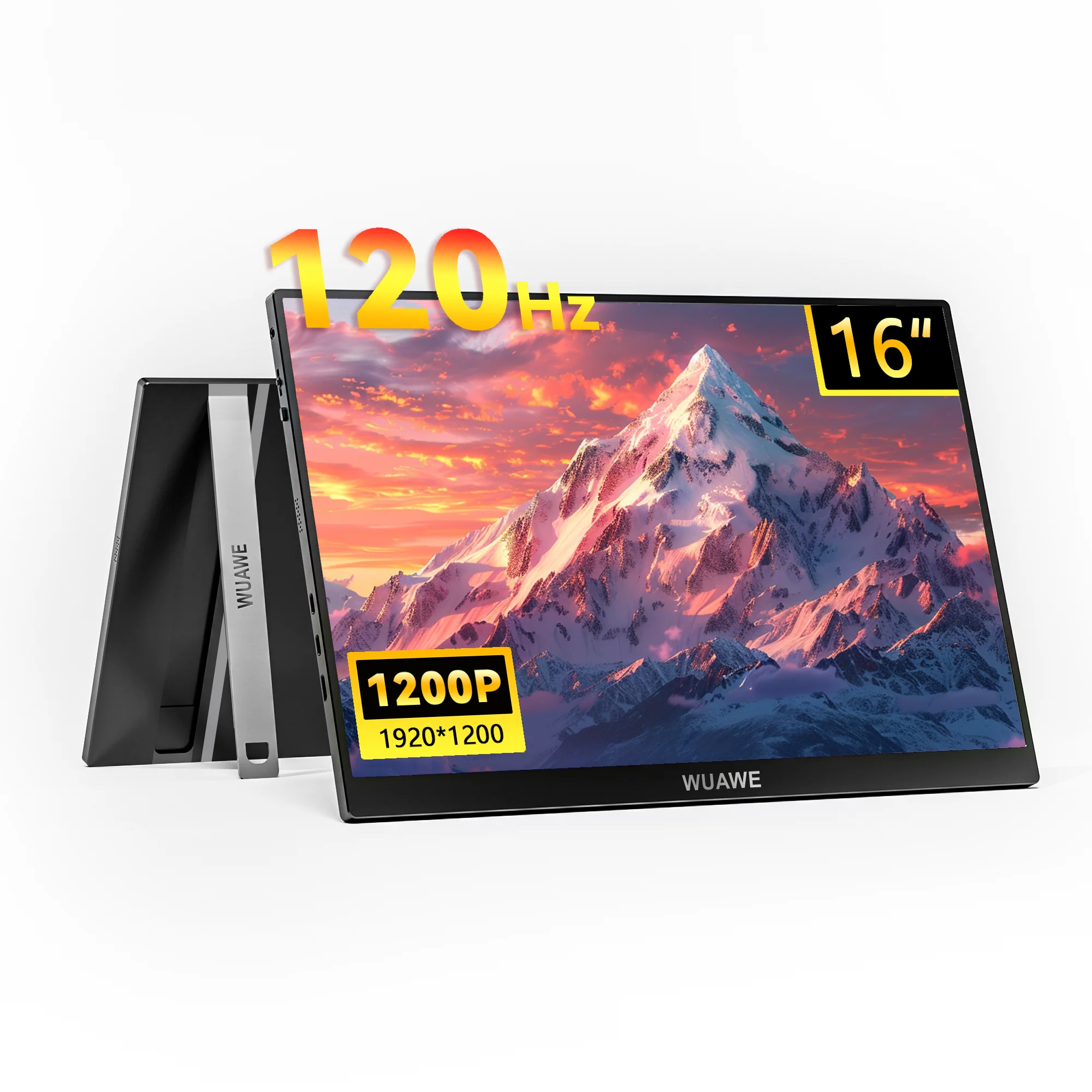 Imagem -01 - Monitor Portátil para Jogos com Suporte Integrado Hdr e Nsync Usb c Externo 100 Srgb 16 in 1200p 120hz monitor portatil para jogos com suporte integrado hdr e nsync usb c externo 100 srgb 16 in 1200p 120hz 01