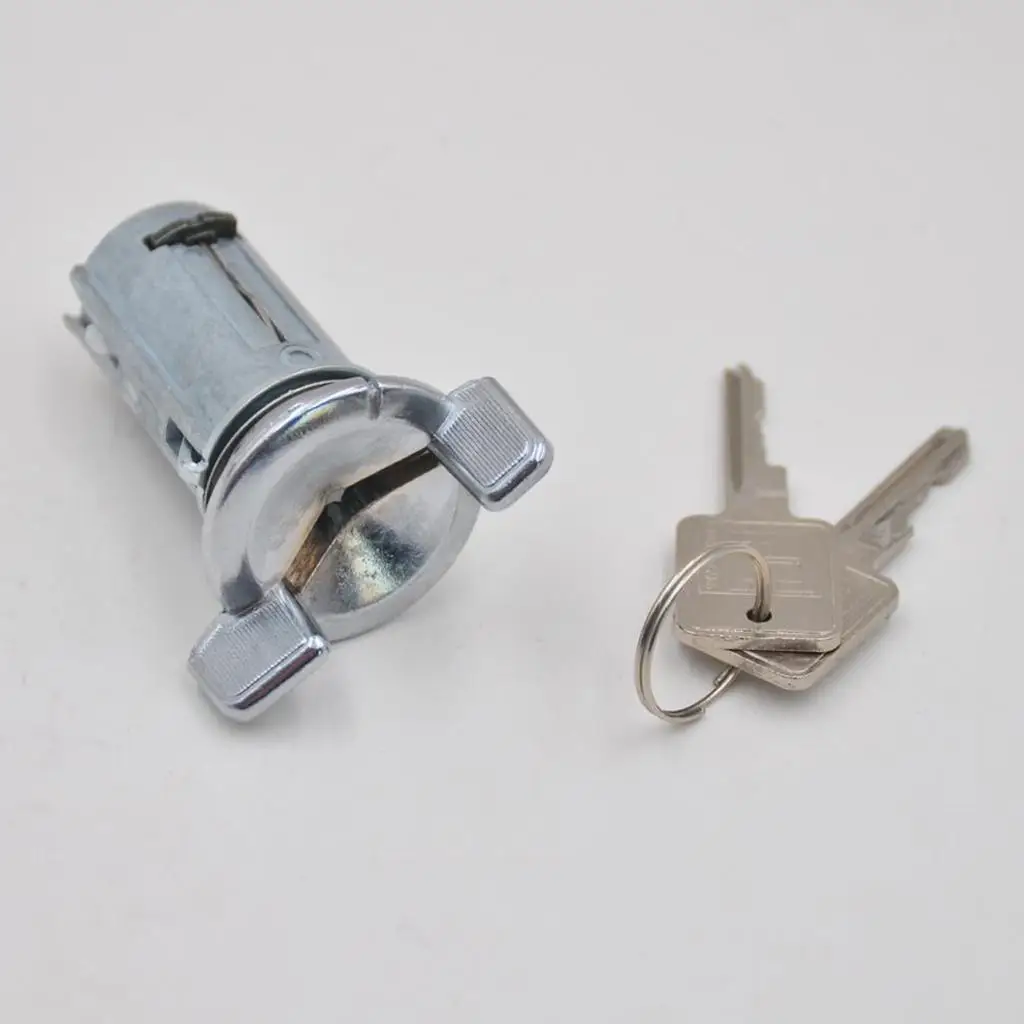 GM for chevrolet Ignition Lock Cylinder Switch Assembly New Chrome with 2 Keys Car Front Direct Fit Metal