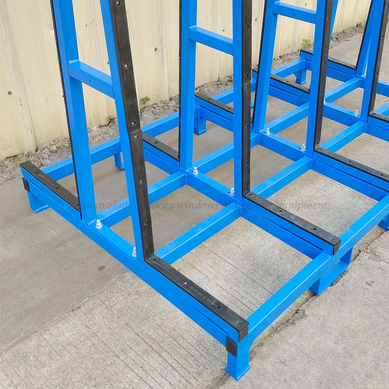 ホットセール 2メートル 長さ ヘビーデューティー ガラス スレート 花崗岩 大理石 スラブ 収納ラック 倉庫ラック ガラスラック