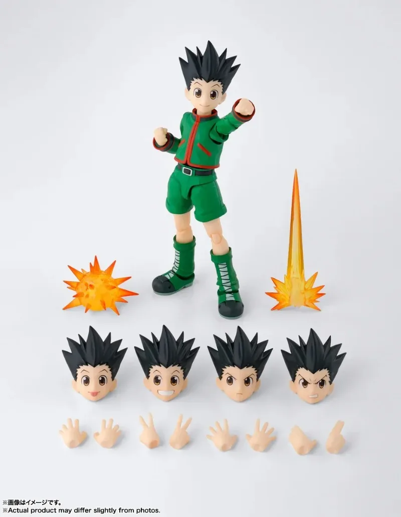100%Original BANDAI Hunter X Hunter S.H.Figuarts SHF GON FREECSS  SHF Killua Zaoldyeck PVC Action Figure Model Collection Toys